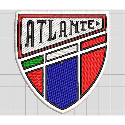 ⚽ Matriz de Bordado Ponchado Atlante Retro
