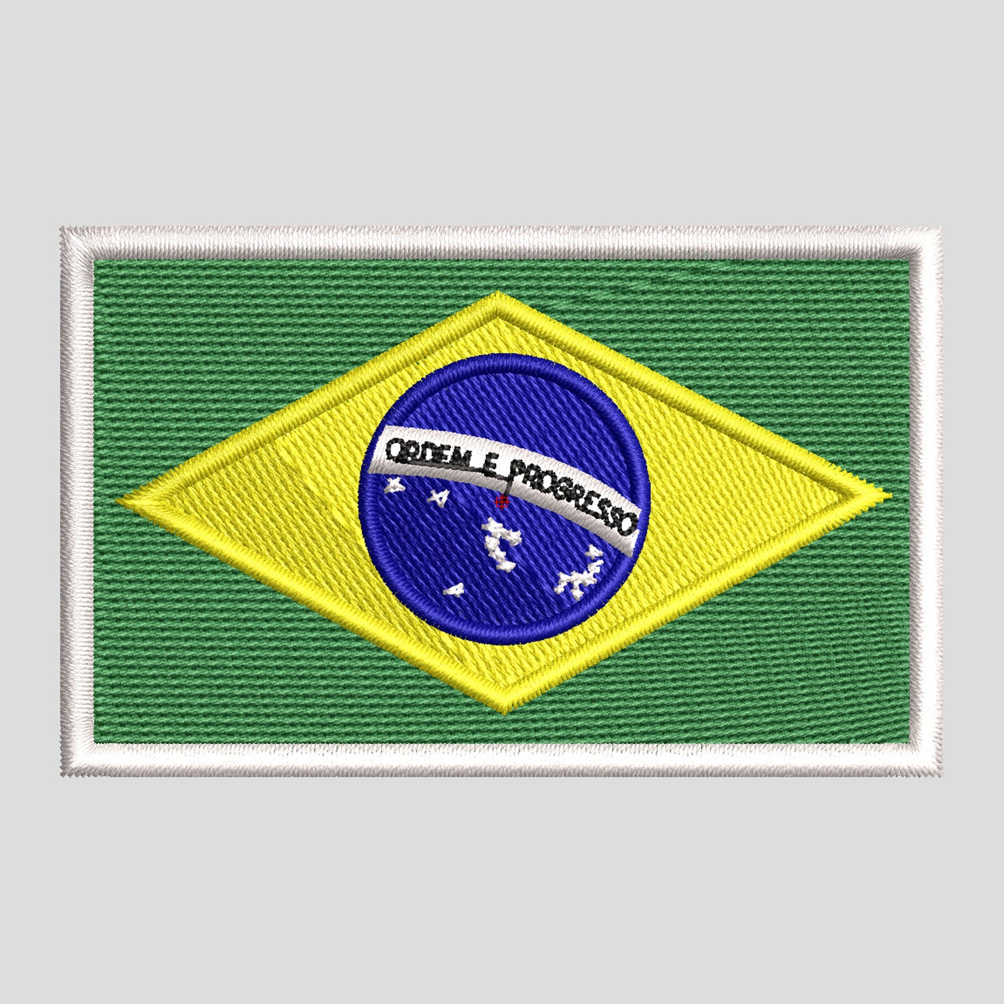 Matriz de Bordado / Ponchado – Bandera de Brasil