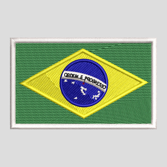Matriz de Bordado / Ponchado – Bandera de Brasil