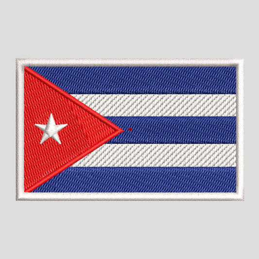 Matriz de Bordado / Ponchado – Bandera de Cuba