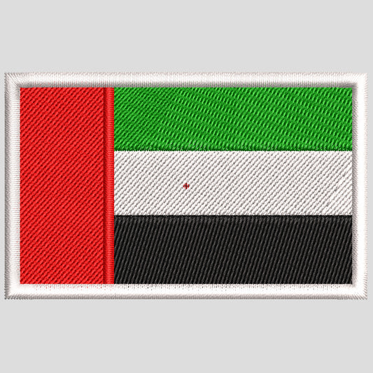 Matriz de Bordado / Ponchado – Bandera de Emiratos Árabes Unidos
