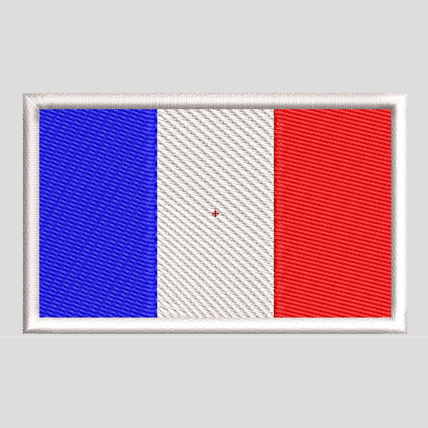 Matriz de Bordado / Ponchado – Bandera de Francia (8.5 × 5 cm)
