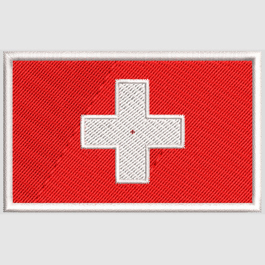 Matriz de Bordado / Ponchado – Bandera de Suiza