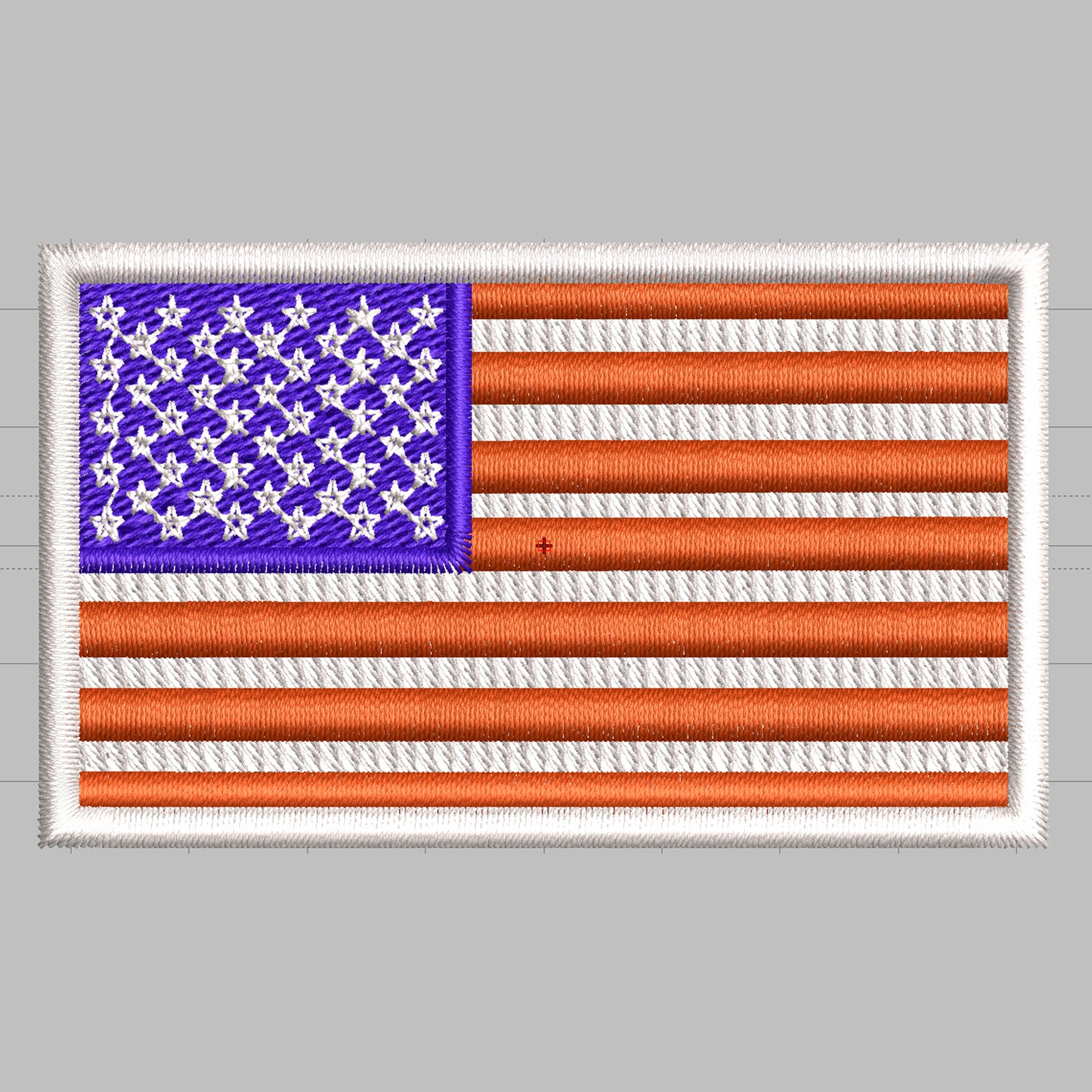 Matriz de Bordado / Ponchado – Bandera de USA (8.5 × 5 cm)