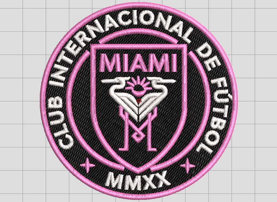 ⚽ Matriz de Bordado Ponchado Inter de Miami