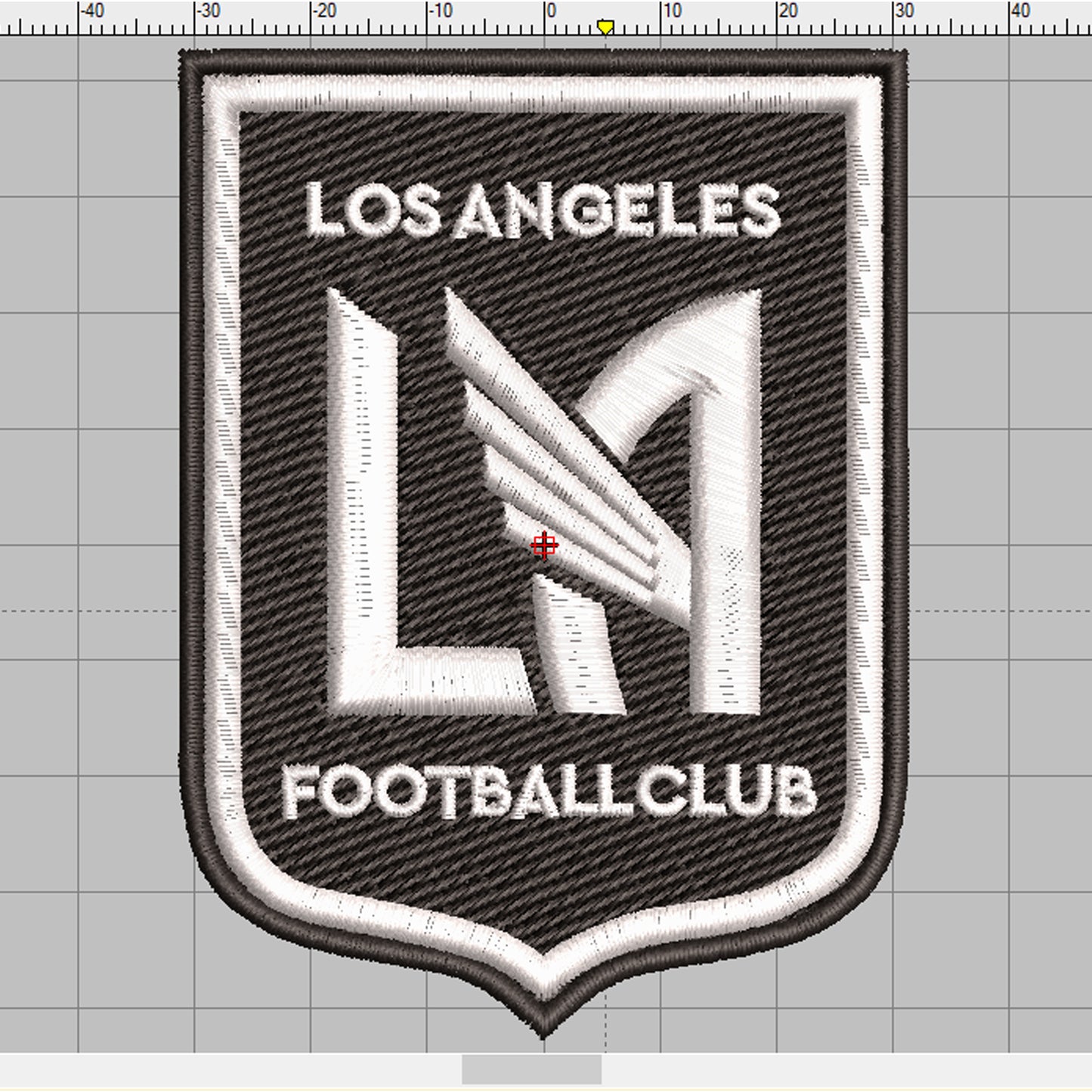 Matriz de Bordado Ponchado LAFC – 8.5 cm