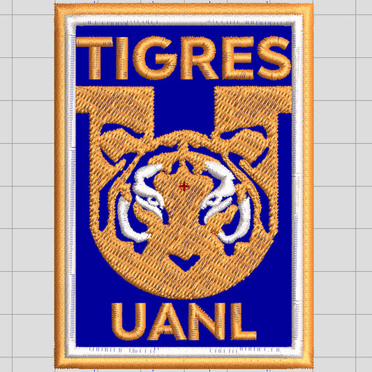 Matriz de Bordado Ponchado Tigres UANL – 8.5 cm